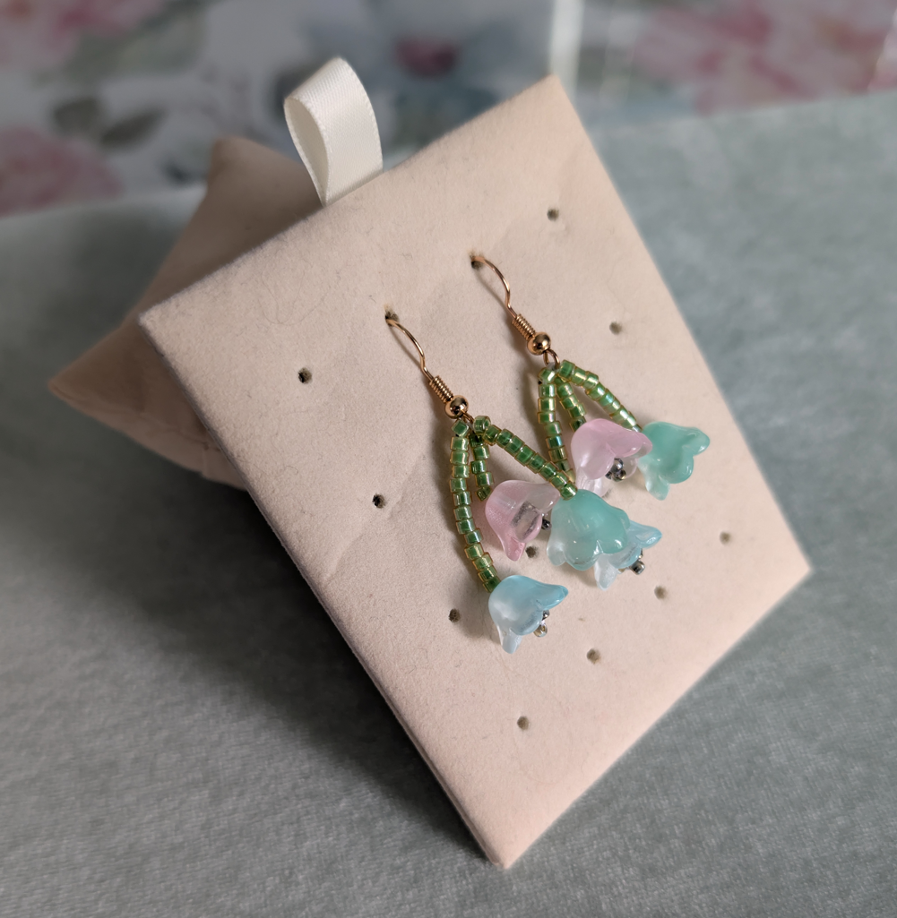Sugar Blossoms - Pastel Mint and Pink