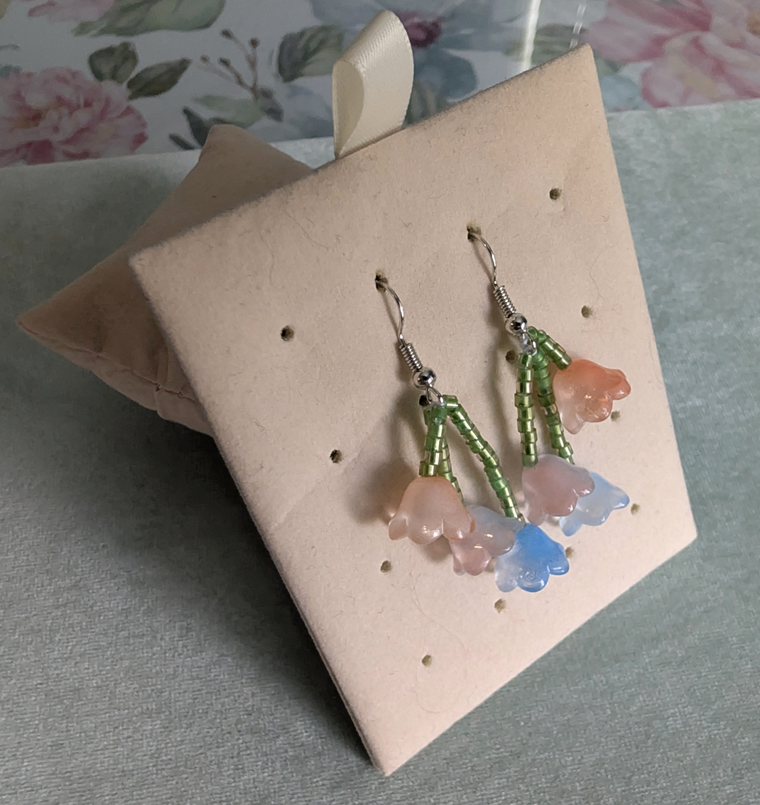 Sugar Blossoms - Blush Pink and Sky Blue